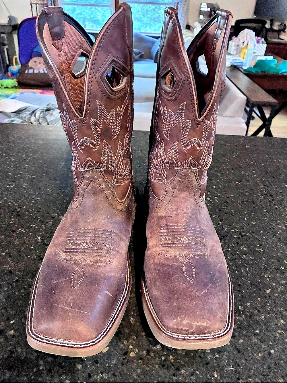 Double-H Boots Double-H DH5382 Work Western Safety Toe Boot Men's Leather